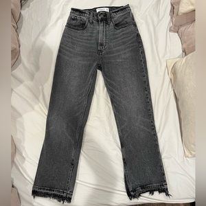 Abercrombie & Fitch Jeans. Ankle straight, ultra high rise. Curve love.